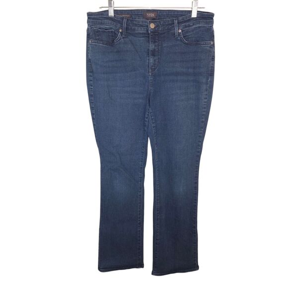 Nydj Not Your Daughters Barbara Bootcut Denim Jeans Size 12 - Picture 1 of 6